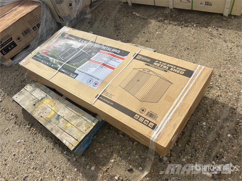 StanForge MS0810 8 ft x 10 ft Galvanized Apex Roof Stahlrahmenaufbauten