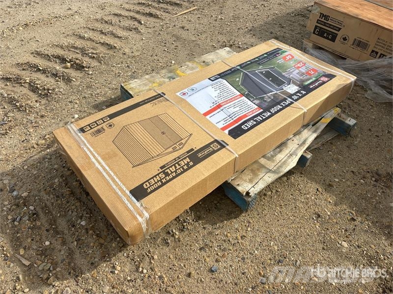 StanForge MS0810 8 ft x 10 ft Galvanized Apex Roof Stahlrahmenaufbauten