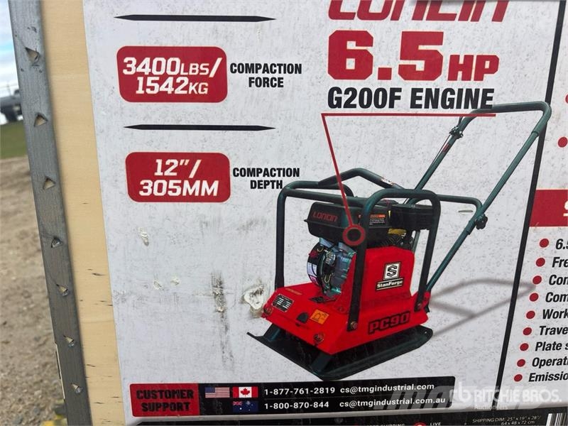 StanForge PC90 3400 lb Vibratory Plate Compactor ( دكاكات أفقية