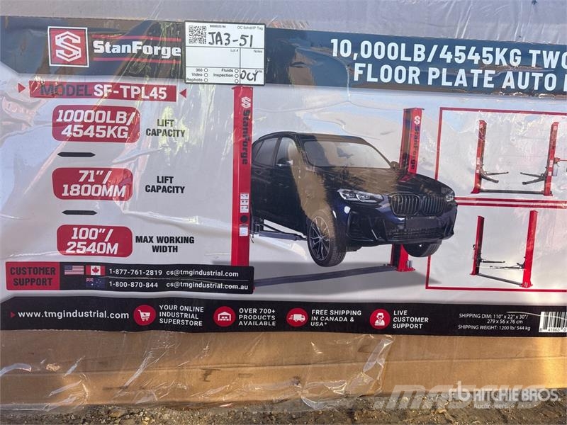 StanForge TPL45 2 Post 10000 lb Vehicle Lift (Unus Diger