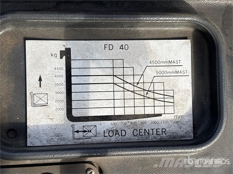  Starke FG40 3480 kg Pneumatic Tire Forklift Autokrāvēji - citi