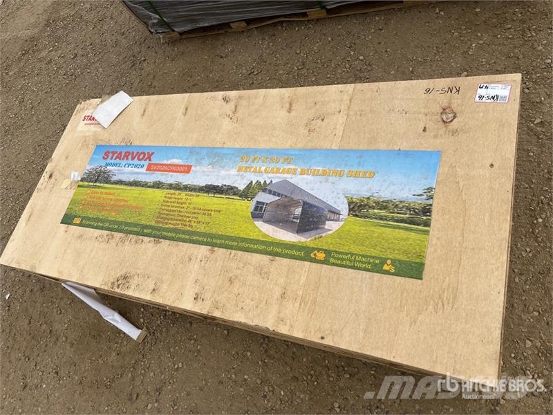  STARVOX CP2020 20 ft x 20 ft Carport (Unused) المباني الإطار الصلب