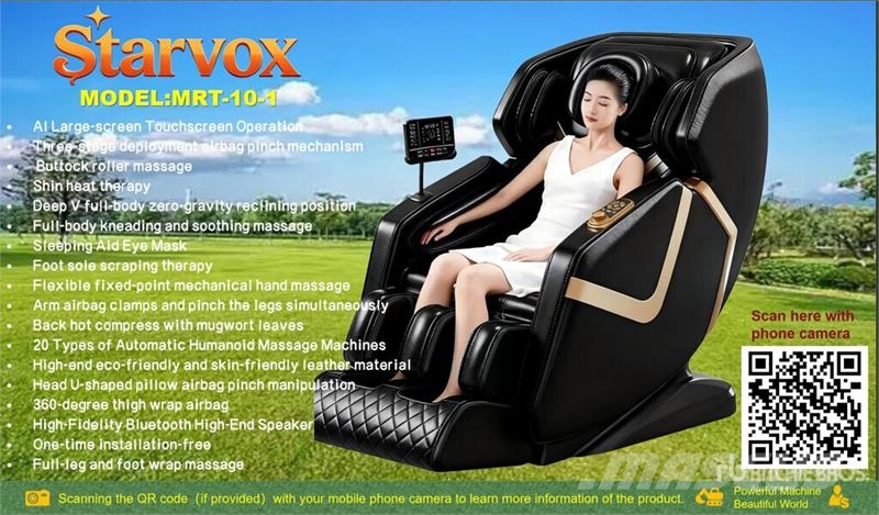 STARVOX MRT-10-1 Dark Brown Zero-Gravity Massage C Inne akcesoria