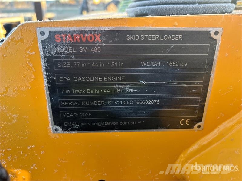  STARVOX SV-480 Mini Compact Track Loader (Unused) Skid steer mini utovarivači