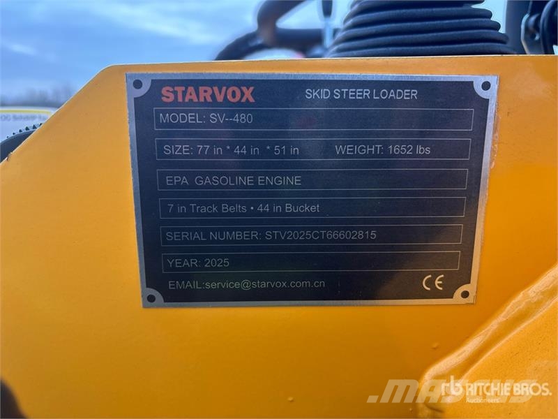 STARVOX SV-480 Mini Compact Track Loader (Unused) Šmykom riadené nakladače