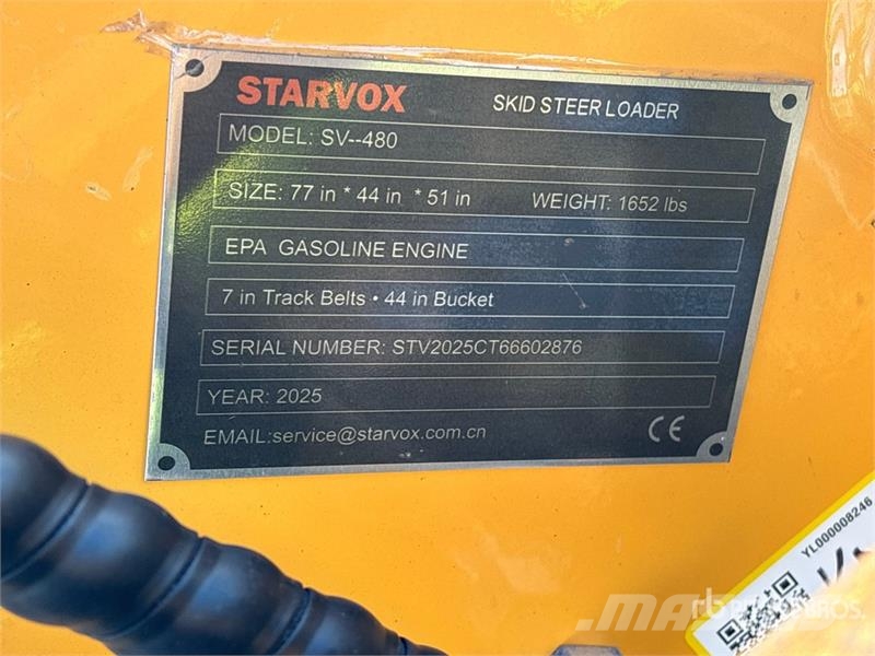  STARVOX SV-480 Mini Compact Track Loader (Unused) Skid steer mini utovarivači