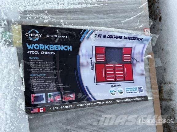 Steelman 7 ft 18-Drawer Workbench Andre komponenter