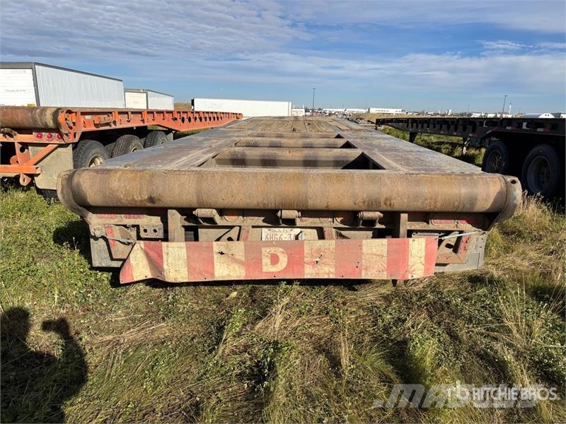 Stellar 53 ft 24-Wheel Flatbed Oilfield Trailer Processing Equipment