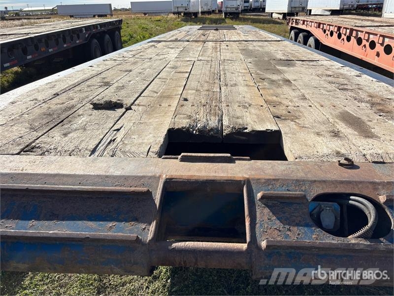Stellar 53 ft 24-Wheel Flatbed Oilfield Trailer Processing Equipment