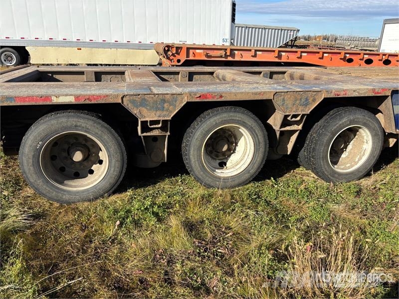 Stellar 53 ft 24-Wheel Flatbed Oilfield Trailer Processing Equipment