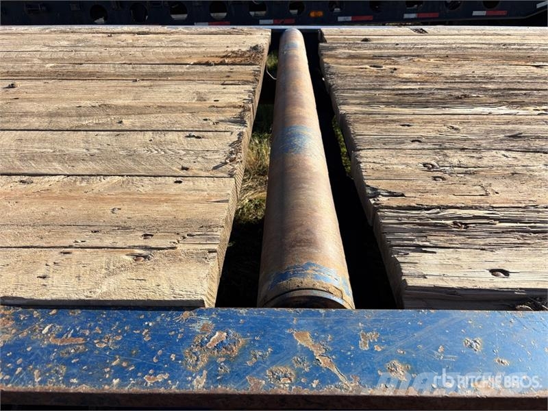 Stellar 53 ft 24-Wheel Flatbed Oilfield Trailer Processing Equipment