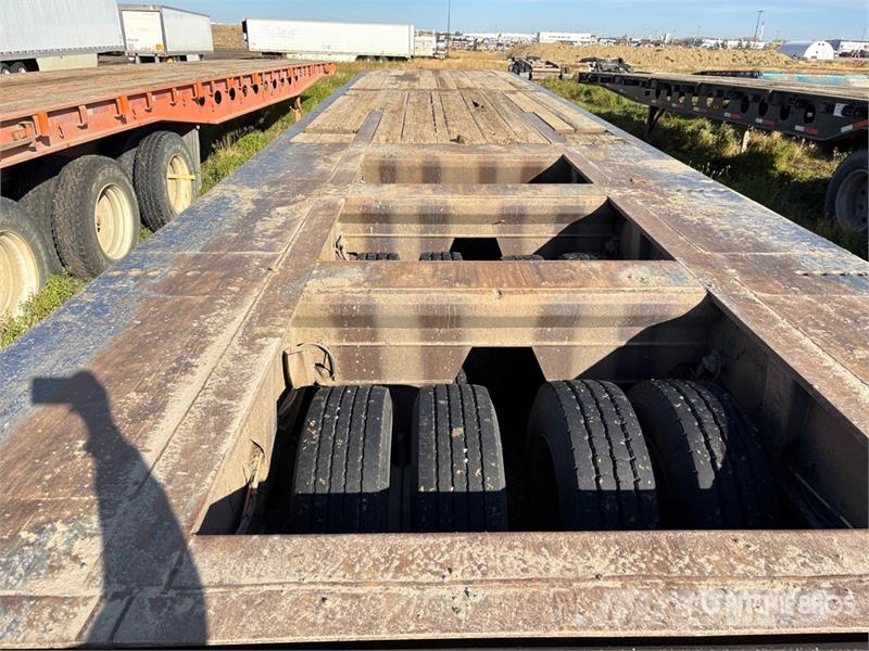 Stellar 53 ft 24-Wheel Flatbed Oilfield Trailer Processing Equipment