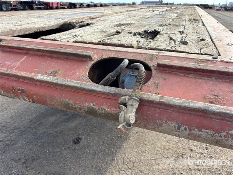 Stellar 53 ft Tri/A Flatbed 45 Ton Oilfield Trailer Verarbeitungsgeräte