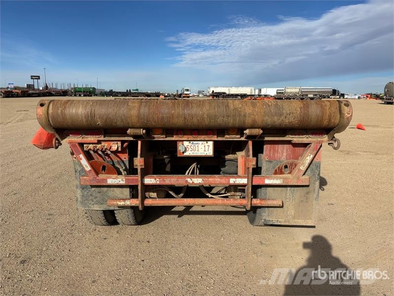 Stellar 53 ft Tri/A Flatbed 45 Ton Oilfield Trailer Verarbeitungsgeräte