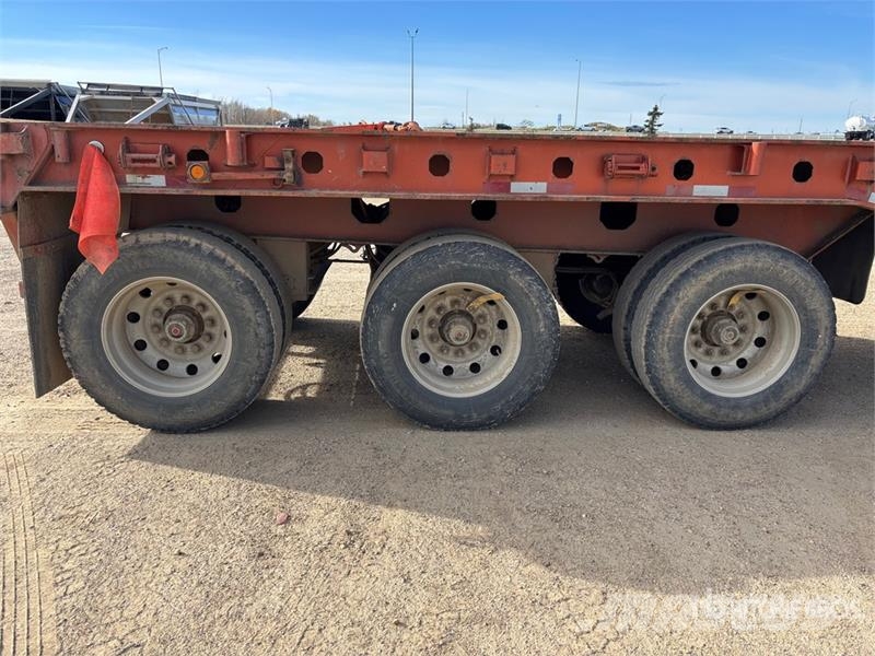 Stellar 53 ft Tri/A Flatbed 45 Ton Oilfield Trailer Verarbeitungsgeräte