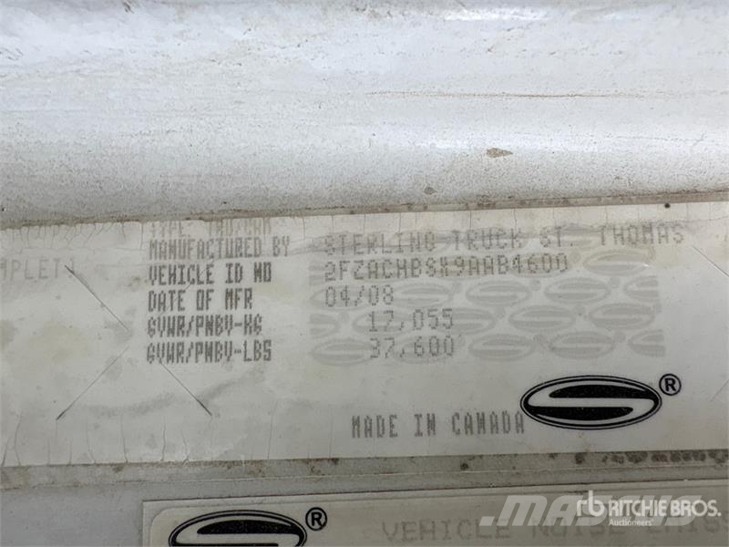 Sterling Effer 95 4S 7054 lb Knuckle Boom on Sterling Acte Kamioni sa kranom