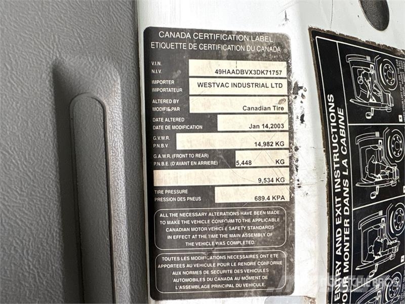 Sterling SC8000 Camiões varredores