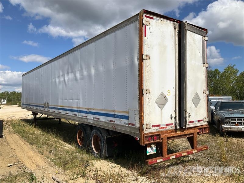 Stoughton 53 ft T/A Van Trailer Dobozos pótkocsik