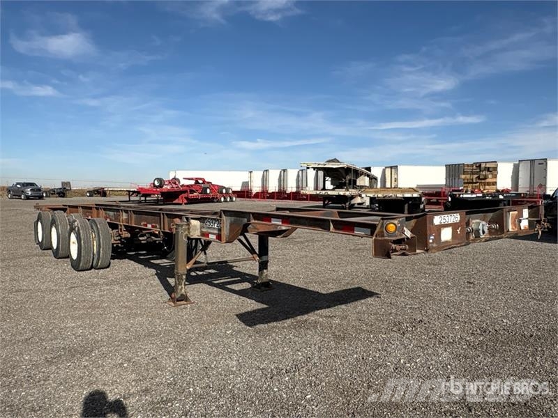 Stoughton Tri/A Extendable Container Trailer مقطورات حاويات