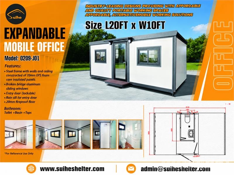 Suihe 0209-J01 20 ft x 10 ft Skid-Mounted Expandable Mob Otros