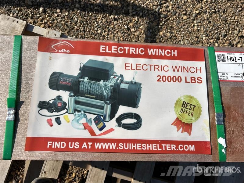 Suihe 20000 lb Winch (Unused) المصاعد والرافعات المادية