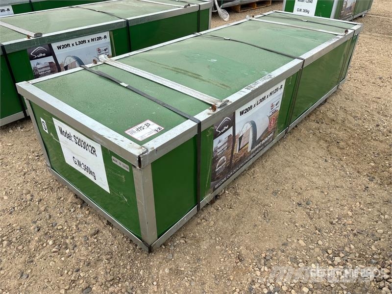 Suihe 203012R-300gPE 20 ft x 30 ft x 12 ft Storage Build Edificación de acero