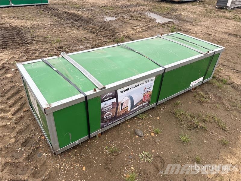 Suihe 203012R-300gPE 20 ft x 30 ft x 12 ft Storage Build المباني الإطار الصلب