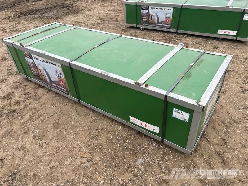 Suihe 203012R-300gPE 20 ft x 30 ft x 12 ft Storage Build المباني الإطار الصلب