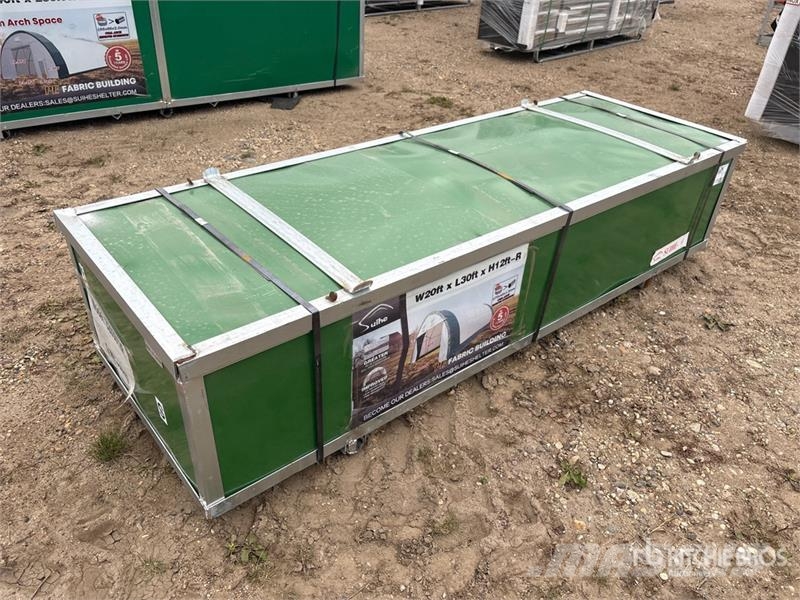 Suihe 203012R-300gPE 20 ft x 30 ft x 12 ft Storage Build المباني الإطار الصلب