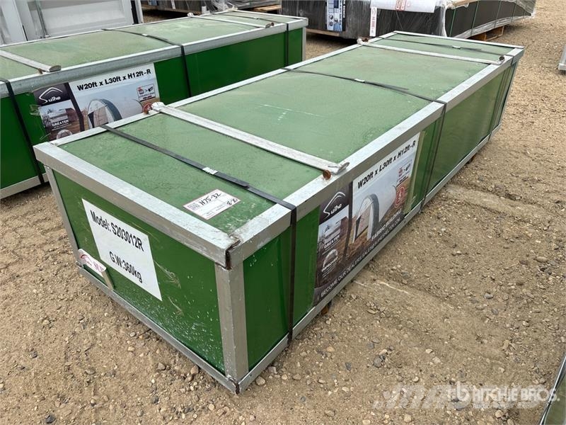 Suihe 203012R-300gPE 20 ft x 30 ft x 12 ft Storage Build Edificación de acero