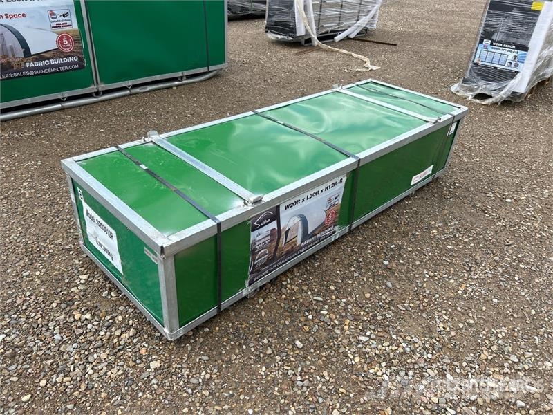 Suihe 203012R-300gPE 20 ft x 30 ft x 12 ft Storage Build Edificación de acero