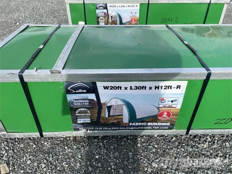 Suihe 203012R-300gPE 20 ft x 30 ft x 12 ft Storage Build Edificación de acero