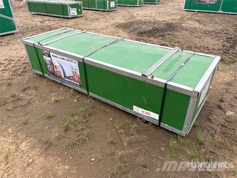 Suihe 203012R-300gPE 20 ft x 30 ft x 12 ft Storage Build المباني الإطار الصلب