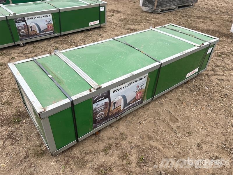Suihe 203012R-300gPE 20 ft x 30 ft x 12 ft Storage Build المباني الإطار الصلب