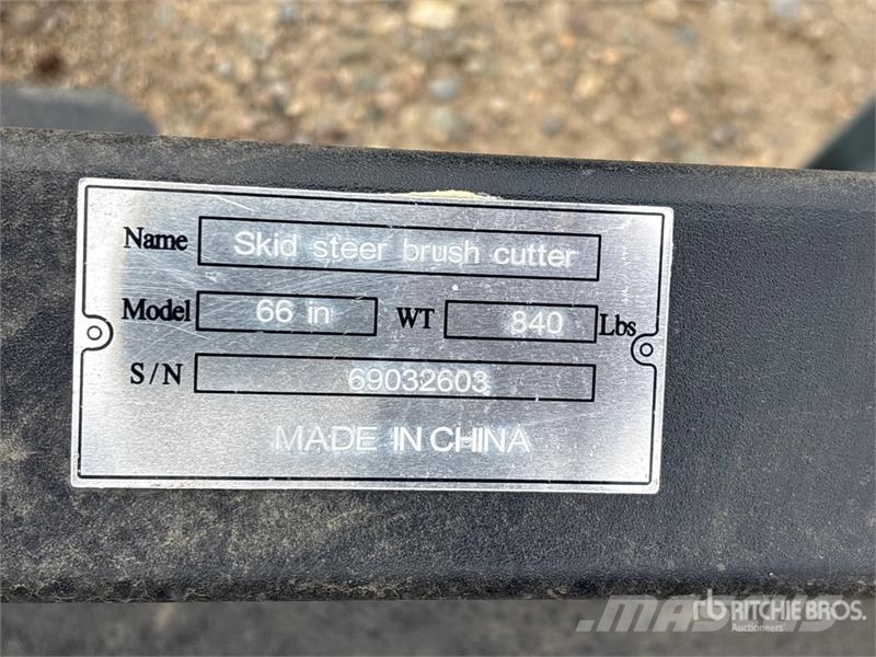 Suihe 66 in 66 in Skid Steer Brush Cutter (Unused) Sekačky namontované a tažené