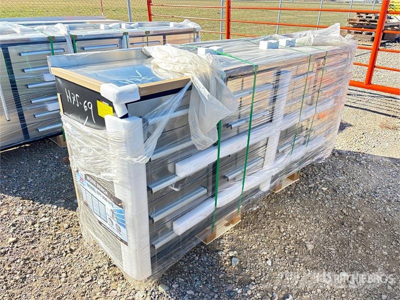 Suihe 7 ft 20-Drawer Stainless steel Workbench (Unused) 其他组件
