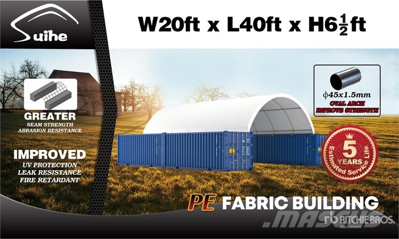 Suihe C2040-300gPE 20 ft x 40 ft Storage Canopy (Unused) Κατασκευές - Άλλα