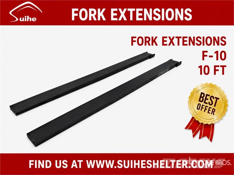 Suihe F-10 120 in Fork Extensions (Unused) Паллетные вилы для фронтальных погрузчиков