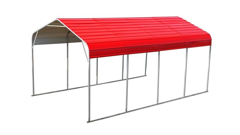 Suihe M122009P 12 ft x 20 ft Light Steel (Unused) Edificación de acero