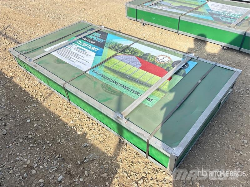 Suihe M122009P 12 ft x 20 ft Light Steel Carport (Unused Stahlrahmenaufbauten