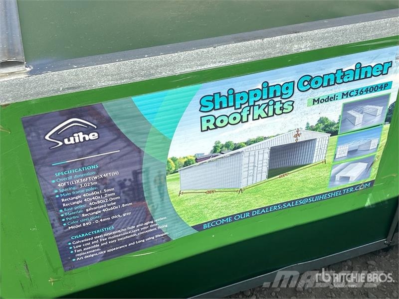 Suihe MC364004P 36 ft x 40 ft Container Shelter (Unused) 建設機械 -　その他
