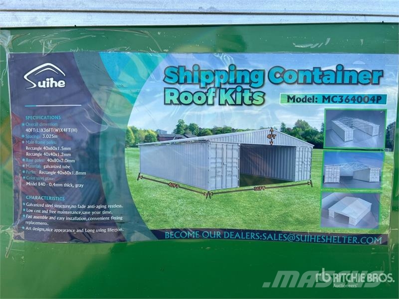 Suihe MC364004P 36 ft x 40 ft Container Shelter Costruzioni - Altro