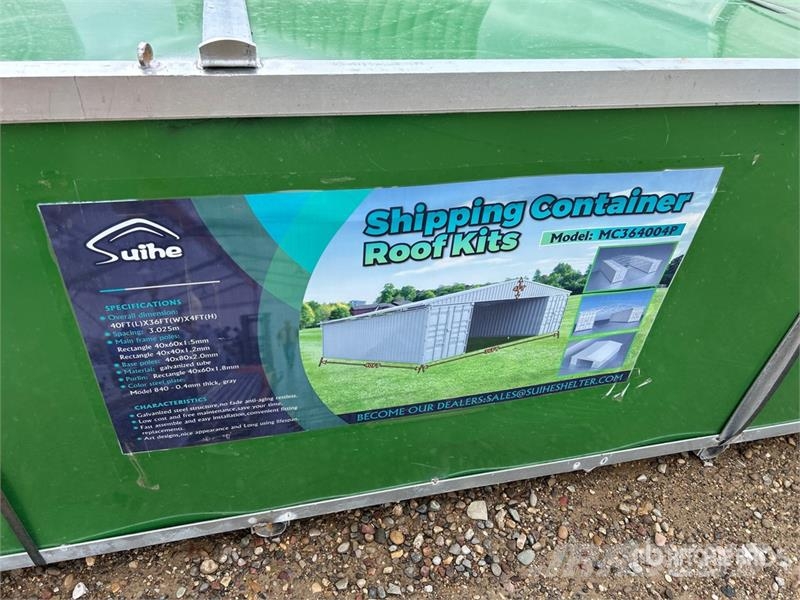 Suihe MC364004P 36 ft x 40 ft Container Shelter (Unused) 건설 장비 - 기타
