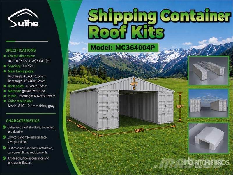 Suihe MC364004P 36 ft x 40 ft Container Shelter (Unused) Κατασκευές - Άλλα