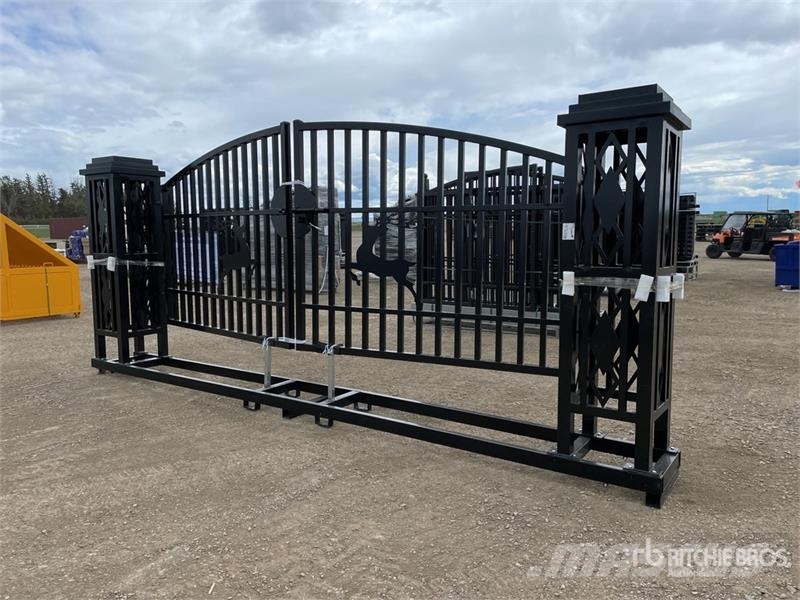Suihe NFG-20FGP-D01 20 ft Wrought Iron Bi-Parting Drivew 농기계 - 기타