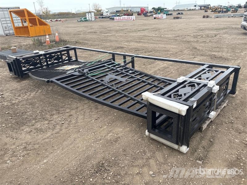 Suihe NFG-20FGP-D02 20 ft Wrought Iron Bi-Parting Drivew Outras máquinas agrícolas