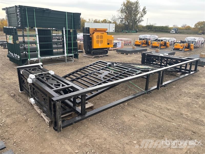 Suihe NFG-20FGP-D02 20 ft Wrought Iron Bi-Parting Drivew Outras máquinas agrícolas