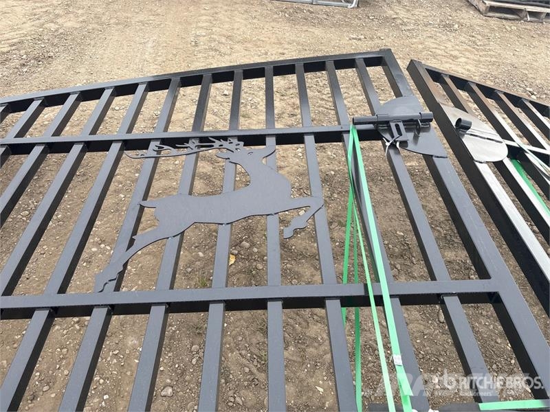 Suihe NFG-20FGP-D02 20 ft Wrought Iron Bi-Parting Drivew Outras máquinas agrícolas