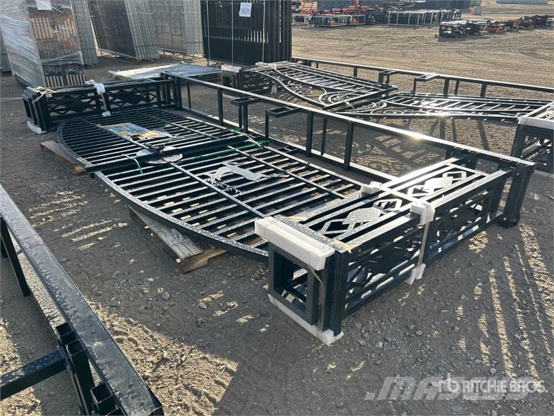 Suihe NFG-20FGP-D02 20 ft Wrought Iron Bi-Parting Drivew Otra maquinaria agrícola