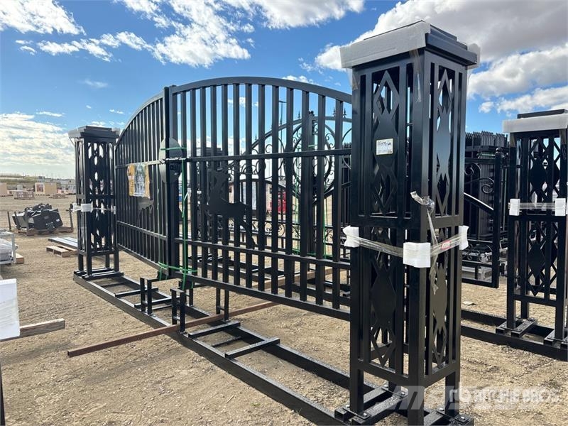 Suihe NFG-20FGP-D02 20 ft Wrought Iron Bi-Parting Drivew Otra maquinaria agrícola